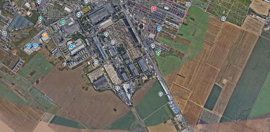 Teren Construcții intravilan de 40368 mp, în Berceni