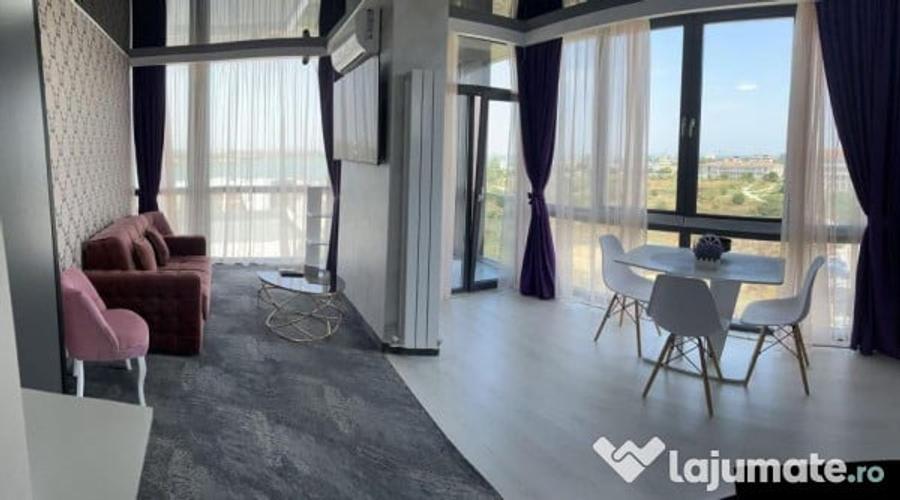 Apartament cu 2 camere semidecomandat, mobilat în Tomis Nord