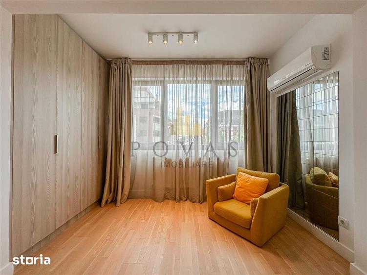 Apartament cu 3 camere semidecomandat, mobilat în Herăstrău