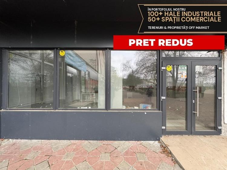 Spațiu comercial, de 52 mp, în Podu Roș