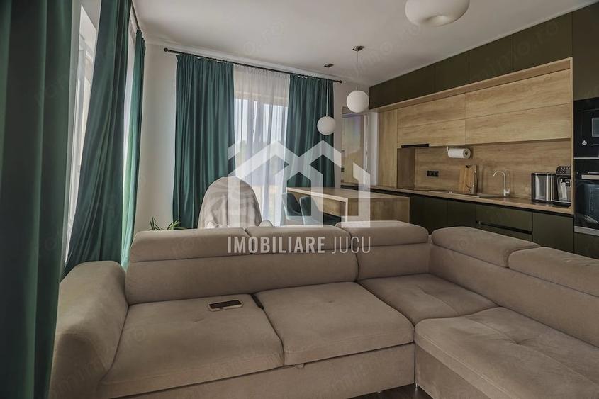 Apartament cu 2 camere semidecomandat în Jucu