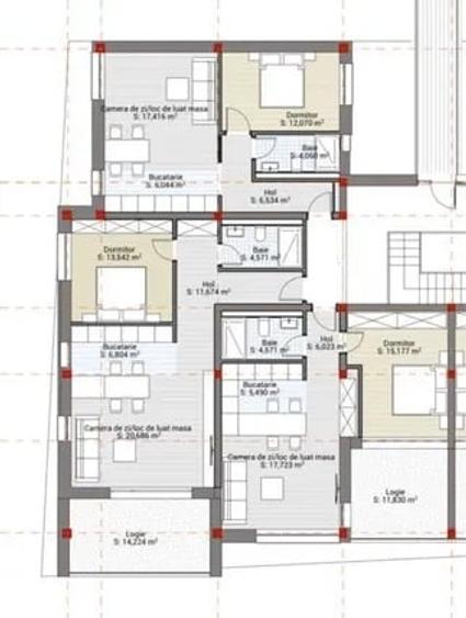 Apartament cu 2 camere semidecomandat în Borhanci