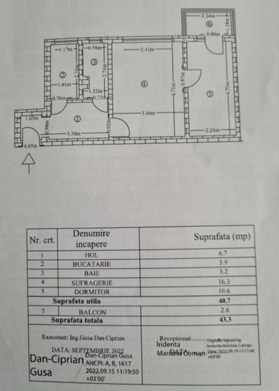 Apartament cu 2 camere semidecomandat în Unirii Sud