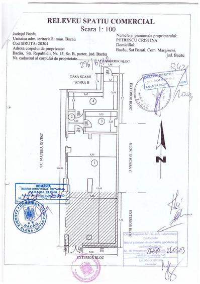 Spațiu comercial, de 81 mp, în Republicii