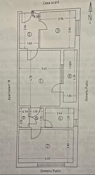 Apartament cu 2 camere în Central