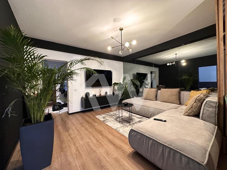 Apartament cu 2 camere semidecomandat, mobilat în Sânpetru