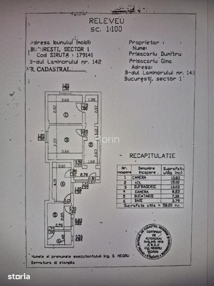 Casa 3 camere, curte, Bucure?tii Noi