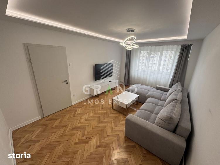 Apartament cu 3 camere decomandat, mobilat în Mărăști