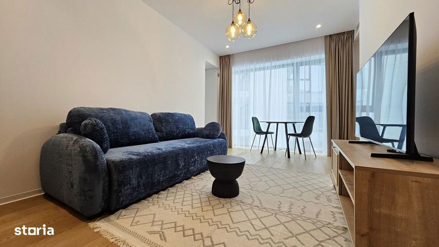Apartament cu 2 camere, mobilat în Tei