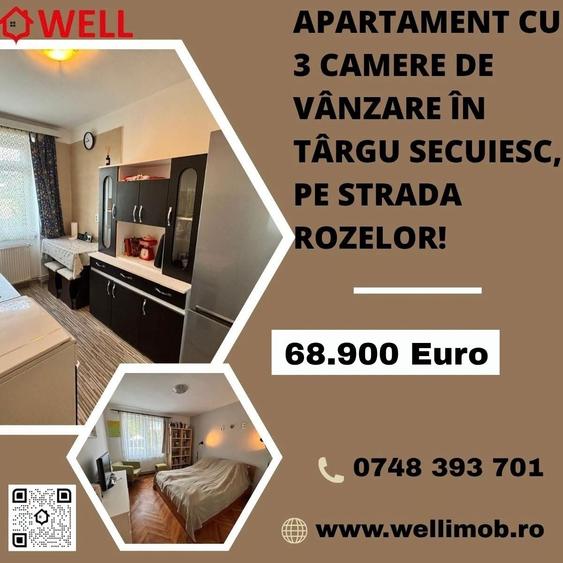 Apartament cu 3 camere în Nord