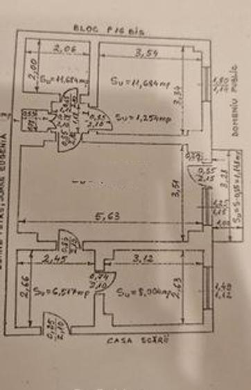 Apartament cu 2 camere semidecomandat, mobilat în Mihai Bravu