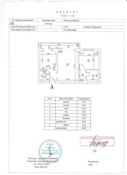 Apartament cu 2 camere decomandat în Ștefan cel Mare