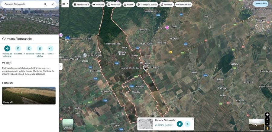 Teren de 1200 mp, în Ulmeni
