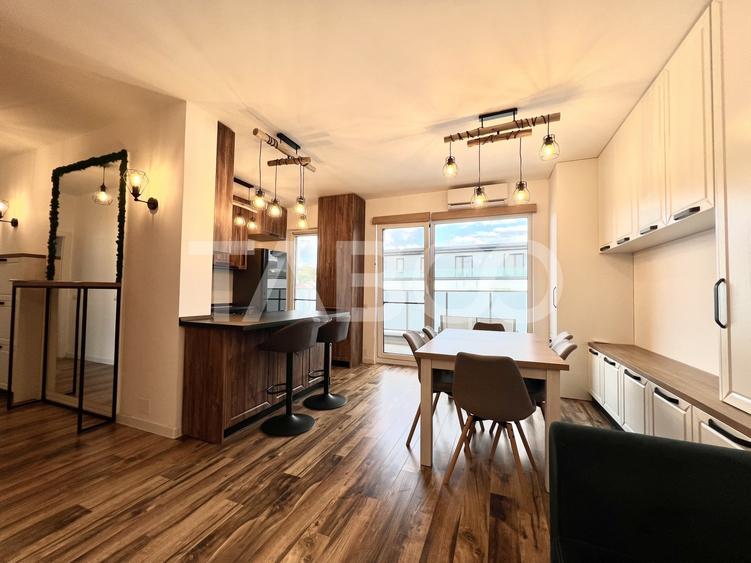 Apartament cu 3 camere decomandat, mobilat în Borhanci