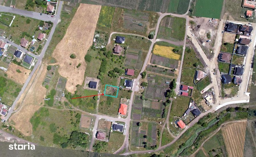 Teren de 500 mp, în Veterani