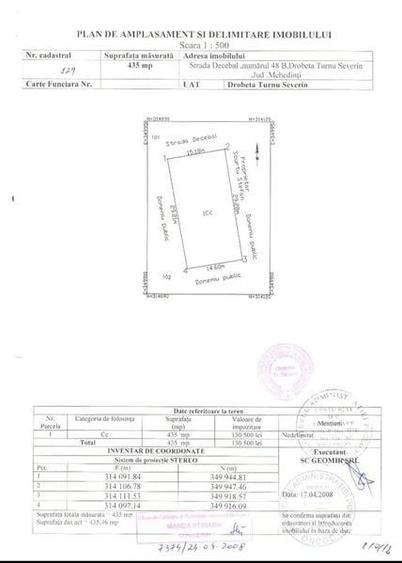 Teren de 435 mp, în Ultracentral