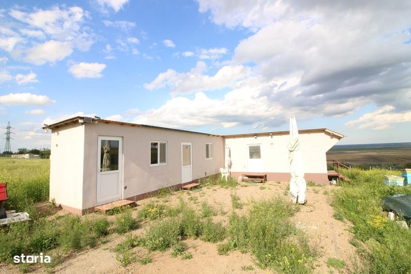 Vand 500mp teren + locuinta modulara 54 mp com.Vanatori - 7