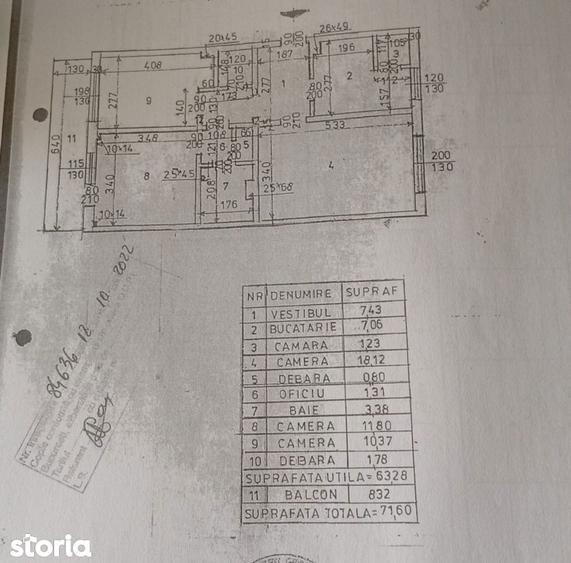 Apartament cu 3 camere, mobilat în Pantelimon