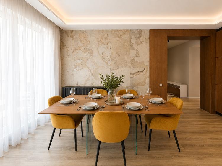 Apartament cu 3 camere semidecomandat în Floreasca