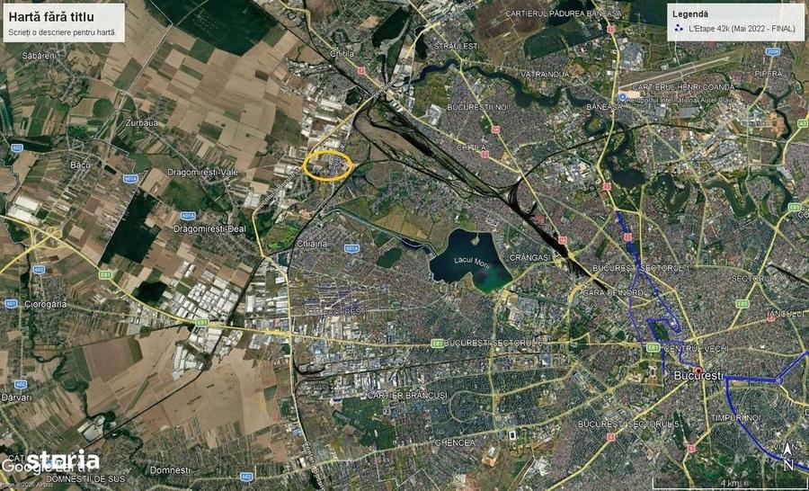 Teren intravilan 35.000 mp Chitila, Centura Bucuresti deschidere 8 - 1