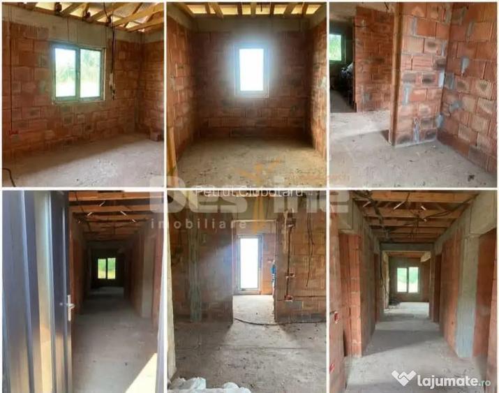Constructie la rosu si teren 1000 mp, Zapodeni, Vaslui - Zapodeni (Vaslui)