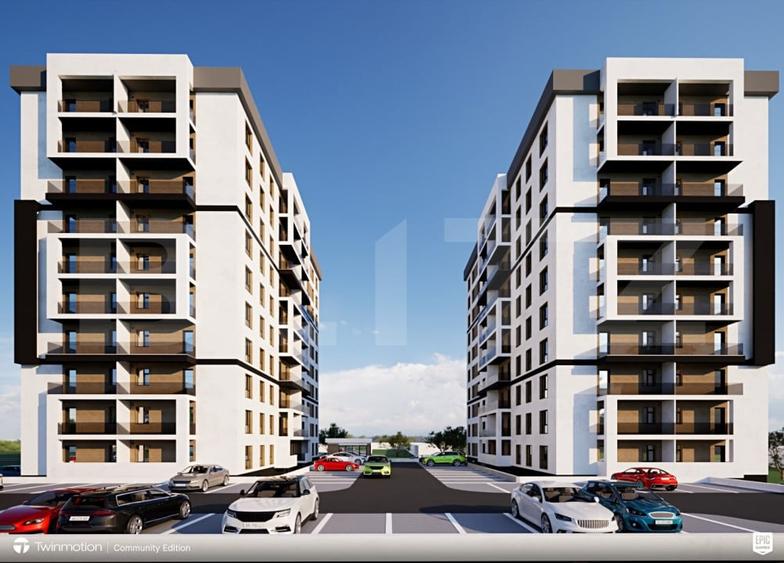 Apartament cu 2 camere decomandat în Valea Rosie
