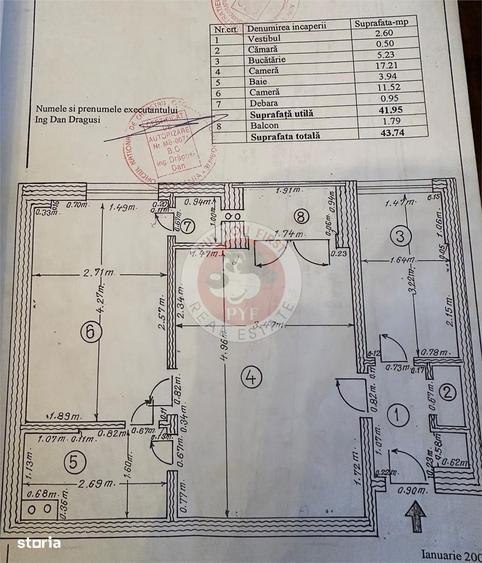 Biserica Italiana | 2 camere | 44mp | semidecomandat | B12216 - 6