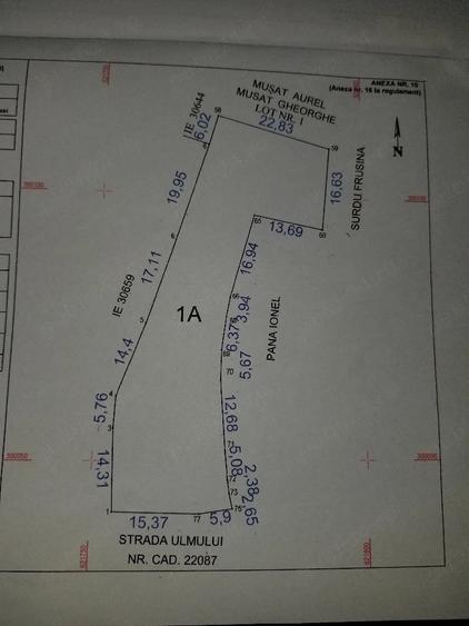 Teren de 1377 mp, în Radovanu
