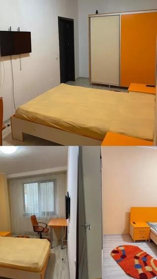 Apartament cu 3 camere decomandat, mobilat în Regie