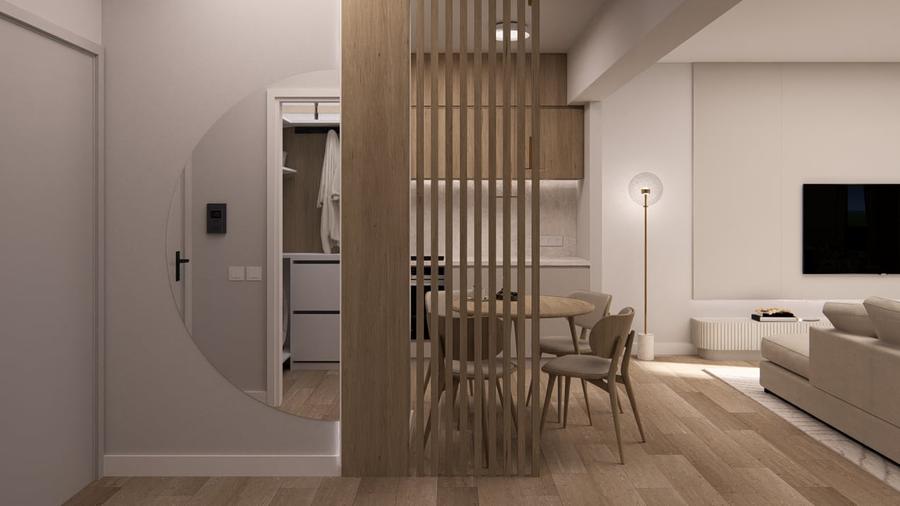 Apartament cu 2 camere decomandat în Punctele Cardinale