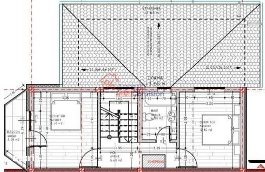 Casă cu 3 camere cu Teren 350 Mp în Miroslava
