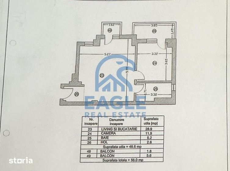 Apartament cu 2 camere în Agigea