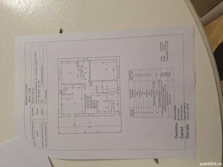 Casă cu 6 camere cu Teren 600 Mp în Balciu