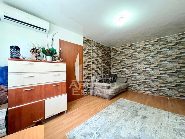 Apartament cu 2 camere nedecomandat în Dacia