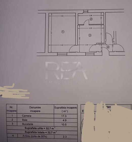 Garsonieră semidecomandată, mobilată în Tineretului