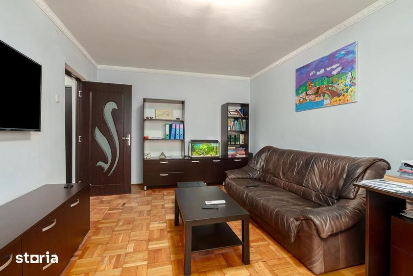 Apartament cu 3 camere decomandat, mobilat în Ștefan cel Mare