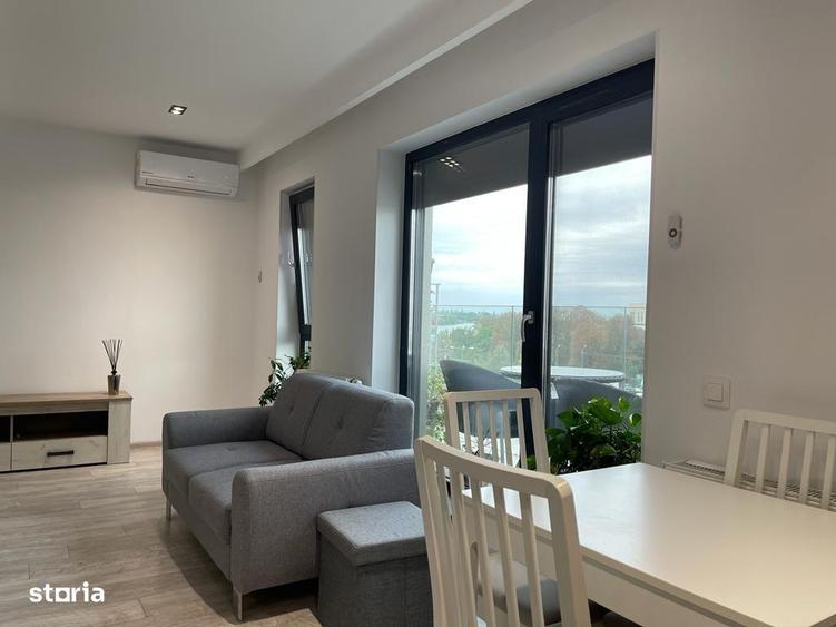 Apartament cu 2 camere, mobilat în Sisești