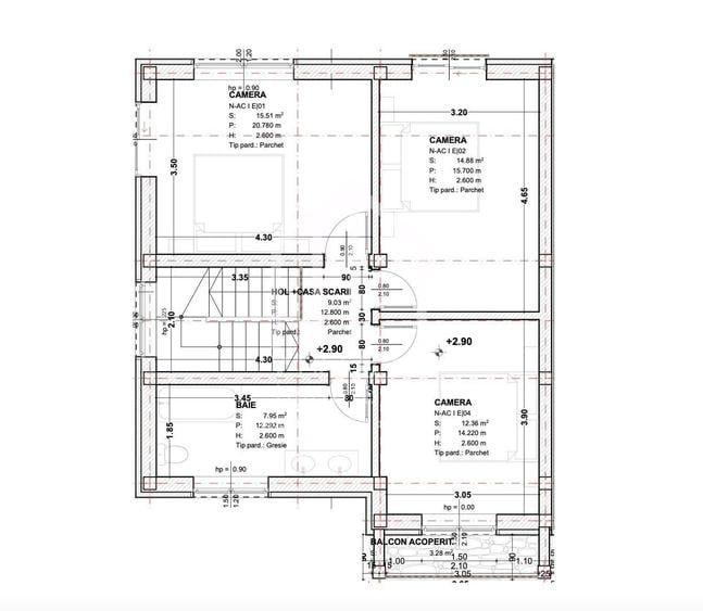 Duplex la rosu cu 4 camere, 117mp utili, 230mp teren, Selimbar - 4