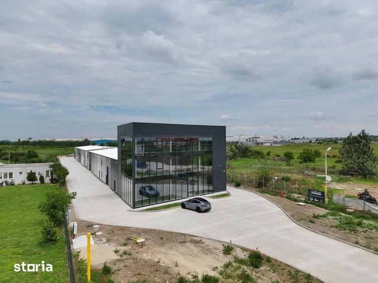 Inchiriez Showroom si Hale depozitare + birouri - 1