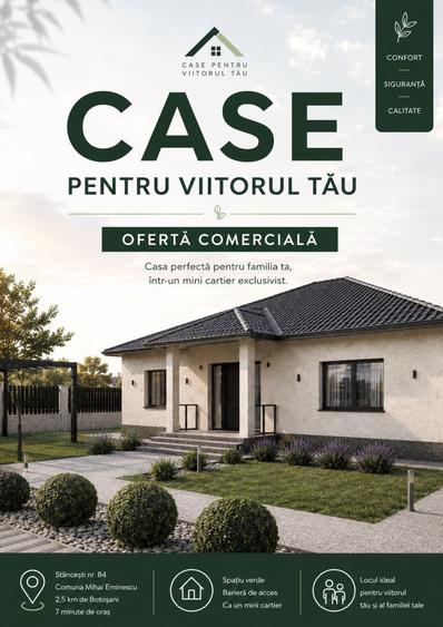 Casă cu 3 camere în Stâncești