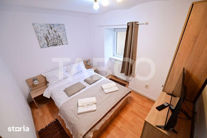Apartament cu 3 camere decomandat, mobilat în Central