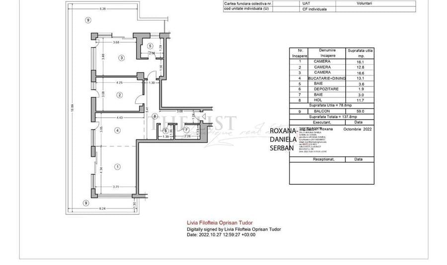 PIPERA | APARTAMENT 3 CAMERE | COMPLET MOBILAT - 13