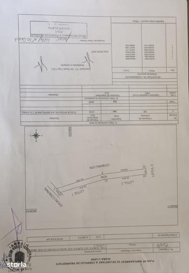 Teren de 1195 mp, în Albota