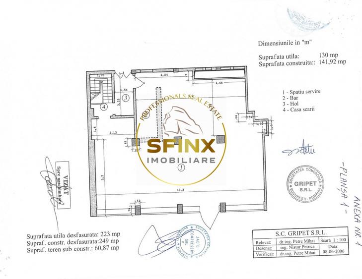 Spațiu comercial, de 223 mp, în Floreasca