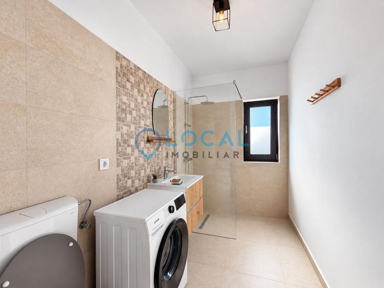 Apartament cu 2 camere semidecomandat, mobilat în Baciu