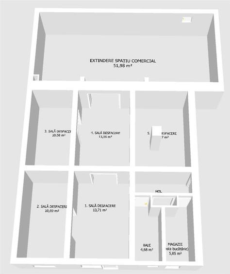 Spațiu comercial, de 128 mp, în Ultracentral