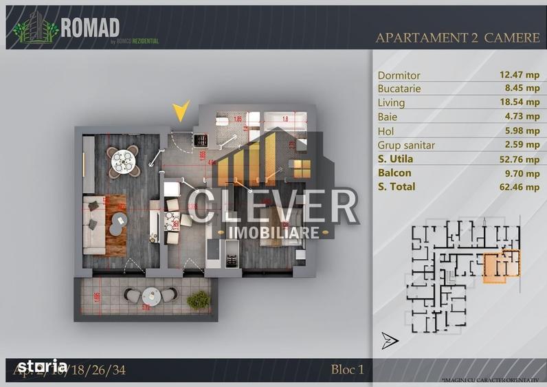 Apartament cu 2 camere decomandat în Theodor Pallady