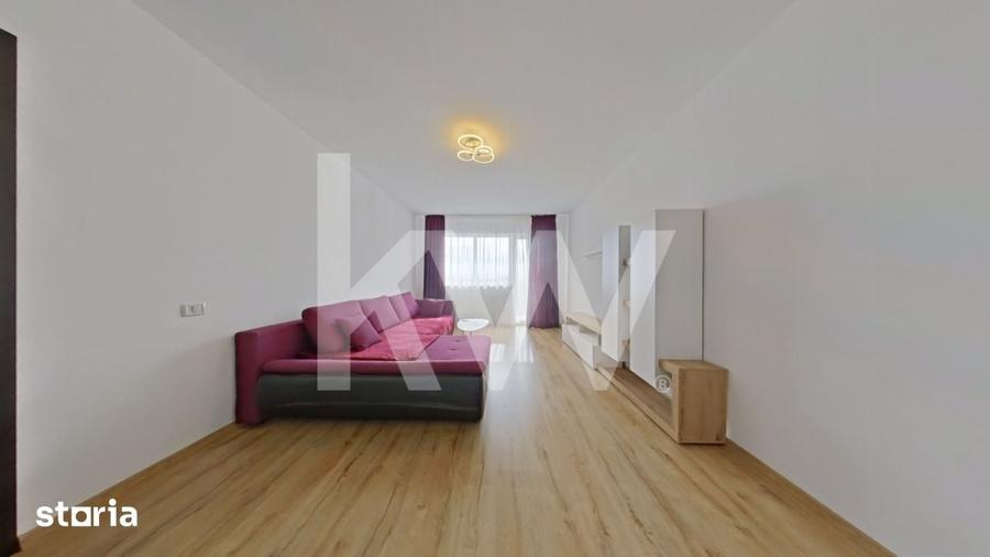Apartament cu 2 camere, mobilat în Sânpetru