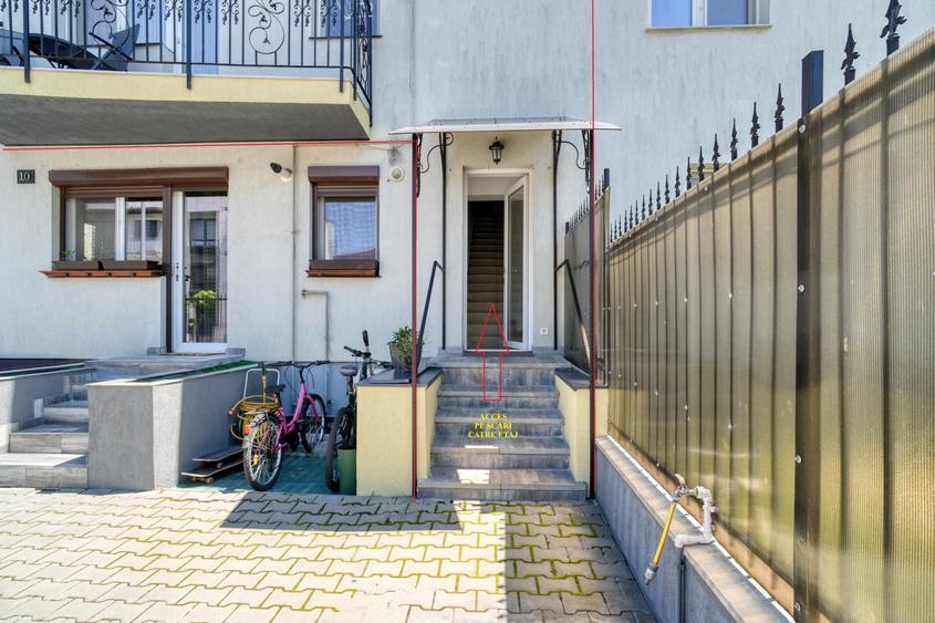 Apartament cu 4 camere decomandat, mobilat în Tractorul