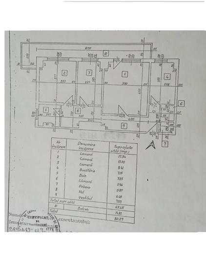 Apartament cu 3 camere semidecomandat, mobilat în Titulescu